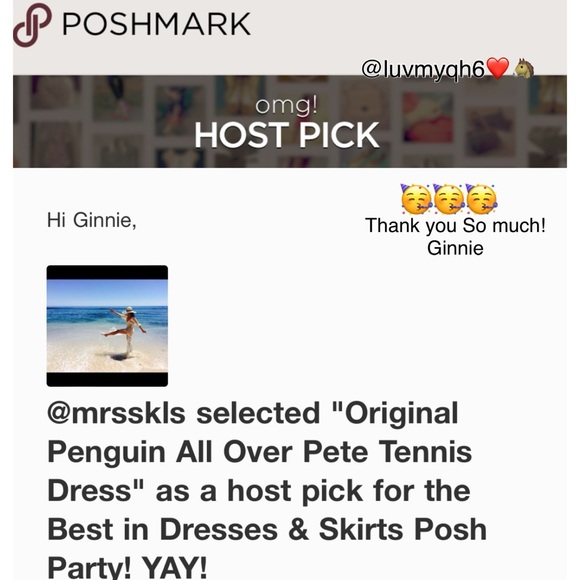Original Penguin All Over Pete Tennis Dress🎉HP🎉 - Picture 4 of 4